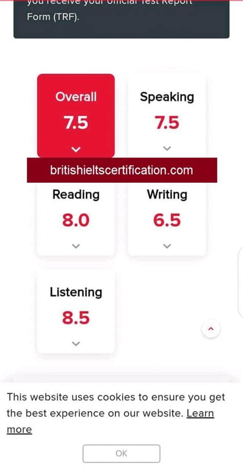 idp ielts result